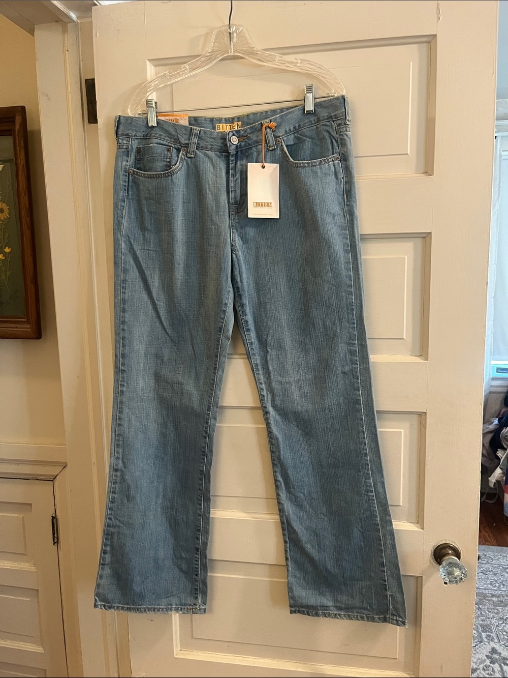 Bitten by Sarah Jessica Parker Light Blue Wide Leg Jeans
